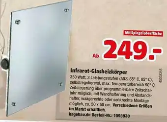 Hagebau Infrarot Glasheizkorper Angebot