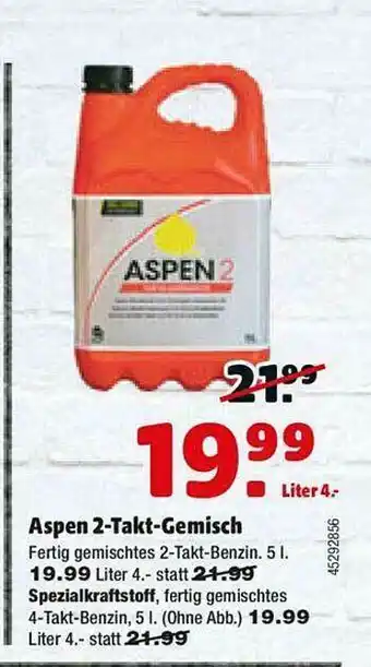 Hagebau Aspen 2-takt-gemisch Angebot