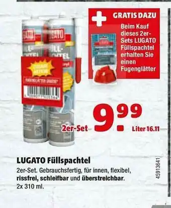 Hagebau Lugato Füllspachtel Angebot