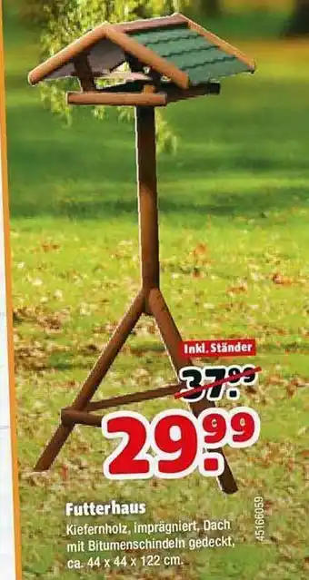 Hagebau Futterhaus Angebot