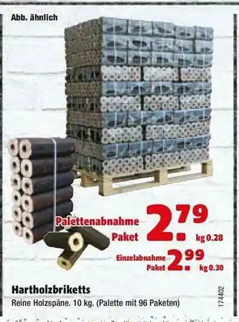 Hagebau Hartholzbriketts Angebot