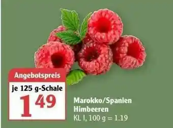 Globus Himbeeren Angebot