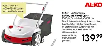 BayWa AL-KO Elektro-Vertikutierer/ Lüfter ,,38E Combi Care" Angebot