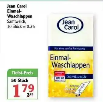 Globus Jean Carol Einmal Waschlappen Angebot