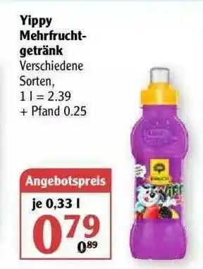 Globus Yippy Mehrfruchtgetränk Angebot