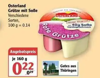 Globus Osterland Grütze Mit Soße Angebot