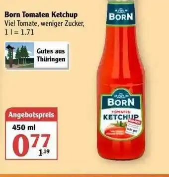 Globus Born Tomaten Ketchup Angebot