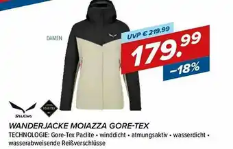 Hervis Salewa Damen Wanderjacke Moiazza Gore-tex Angebot