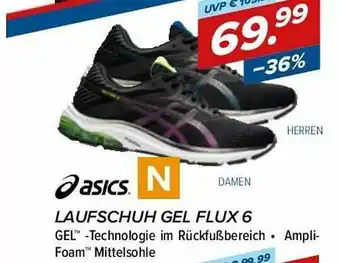 Hervis Oasics Laufschuh Gel Flux 6 Angebot