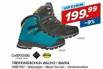 Hervis Lowa Trekkingschuh Baldo Oder Badia Angebot