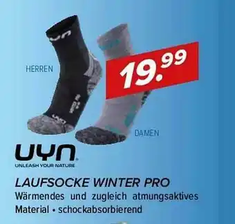 Hervis Uyn Laufsocke Winter Pro Angebot