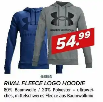 Hervis Rival Fleece Logo Hoodie Angebot