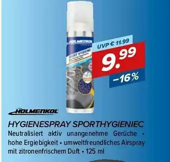 Hervis Holmenkol Hygienespray Sporthygieniec Angebot