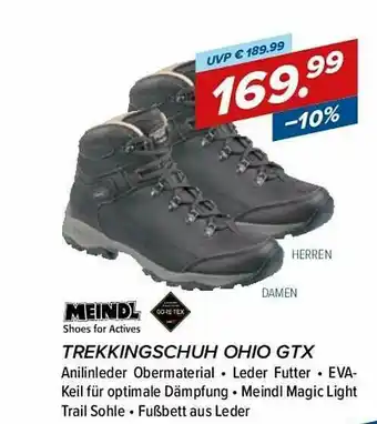 Hervis Meindl Trekkingschuh Ohio Gtx Angebot