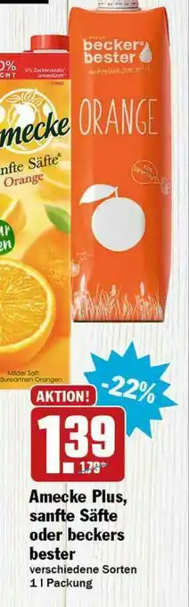 Hit Amecke Plus, Sanfte Säfte Oder Beckers Bester Angebot