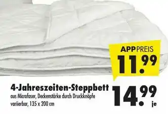 Mäc Geiz 4-jahreszeiten-steppbett Angebot