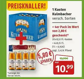 Markgrafen 1 Kasten Kulmbacher Angebot