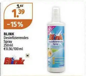 Müller Blink Desinfizierendes Spray Angebot