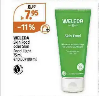 Müller Welda Skin Food Oder Skin Food Light Angebot