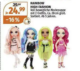 Müller Rainbow High Fashion Angebot