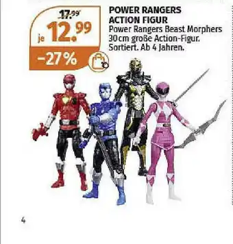 Müller Power Rangers Action Figur Angebot