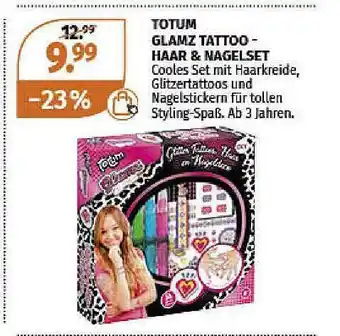 Müller Totum Glamz Tattoo Haar & Nagelset Angebot