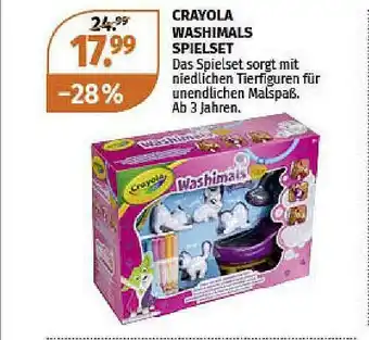 Müller Crayola Washimals Spielset Angebot