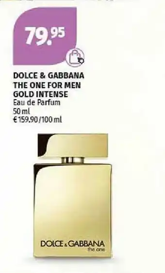 Müller Dolce & Gabbana The One For Men Gold Intense Angebot