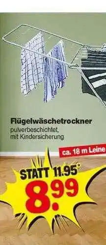 Repo Markt Flügelwäschetrockner Angebot