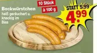 Repo Markt Bockwürstchen Angebot