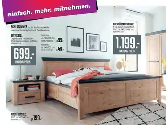 Möbel Wallach Schlafzimmer, Nachtkonsole Angebot