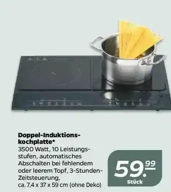 NETTO Doppel-induktionskochplatte Angebot