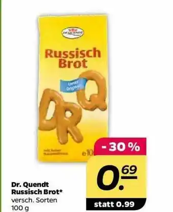 NETTO Dr Quendt Russisch Brot Angebot