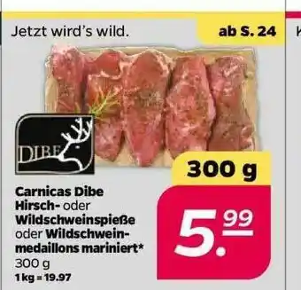 NETTO Carnicas Dibe Hirsch- Oder Wildschweinspieße Oder Wildschweinmedaillons Mariniert Angebot