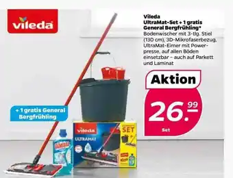 NETTO Vileda Ultramat-set + 1 Gratis General Bergfrühling Angebot