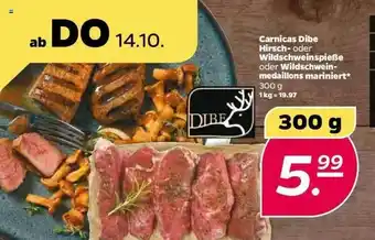 NETTO Carnicas Dibe Hirsch- Oder Wildschweinspieße Oder Wildschweinmedaillons Mariniert Angebot