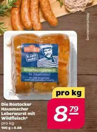 NETTO Die Rostocker Hausmacher Leberwurst Mit Wildfleisch Angebot