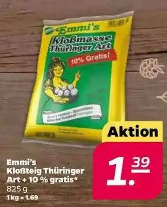 NETTO Emmi's Kloßteig Thüringer Art Angebot