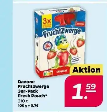 NETTO Danone Fruchtzwerge 3er-pack Fresh Pouch Angebot