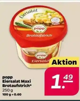 NETTO Popp Eiersalat Maxi Brotaufstrich Angebot