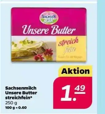 NETTO Sachsenmilch Unsere Butter Streichfein Angebot