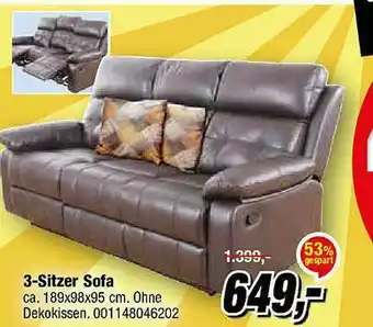 Opti Wohnwelt 3-sitzer Sofa Angebot