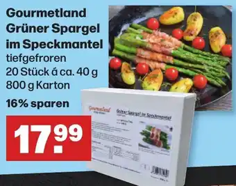 Handelshof Gourmetland Grüner Spargel im Speckmantel 800 g Karton Angebot