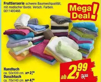 Opti Wohnwelt Frottierserie, Handtuch, Duschtuch Angebot