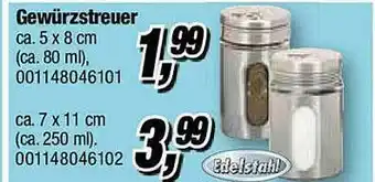 Opti Wohnwelt Gewürzstreuer Angebot