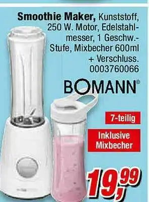 Opti Wohnwelt Bomann Smoothie Maker Angebot