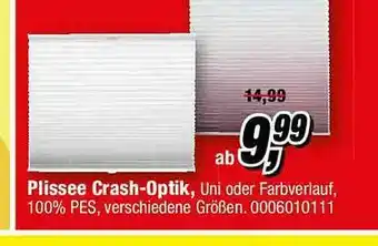 Opti Wohnwelt Plissee Crash-optik Angebot