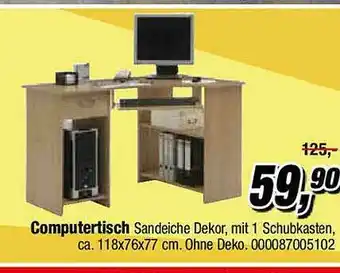 Opti Wohnwelt Computertisch Angebot