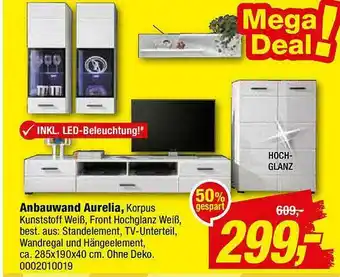 Opti Wohnwelt Anbauwand Aurelia Angebot