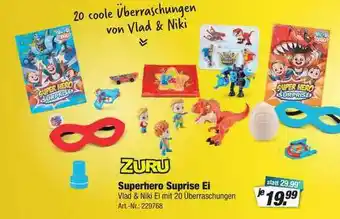 Rofu Kinderland Zuru Superhero Suprise Ei Angebot